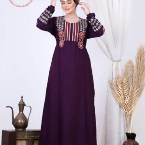 Viscose reception abaya 12317