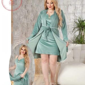 2-Piece Velvet Heidi Lux Robe Set